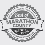 Best of Marathon County 2020 Finalist Badge via Wausau Daily Herald