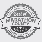 Best of Marathon County 2021 Finalist Badge via Wausau Daily Herald